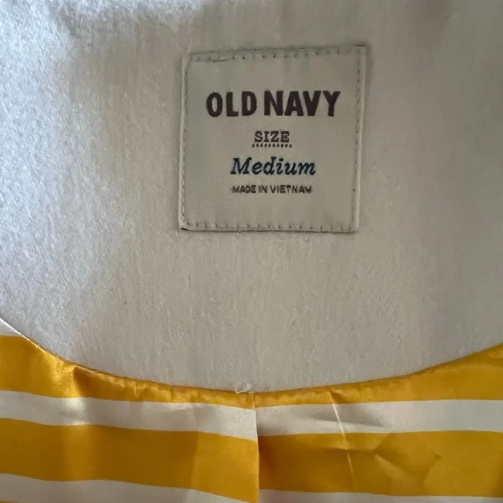 Like-New lightweight wooly jacket with 3/4 swing sleeve Old Navy sz M - Picture 3 of 3